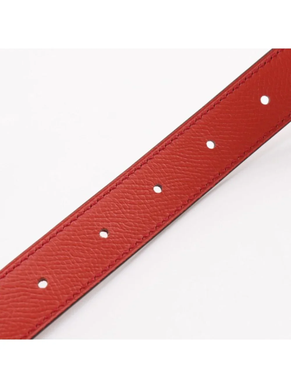 Hermes Rival Reversible Swift Veau Metal Red Belt